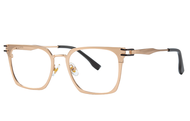 100357 Rectangle Spring Hinge Eyeglasses