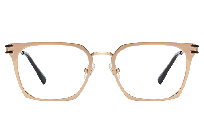 100357 Rectangle Spring Hinge Eyeglasses