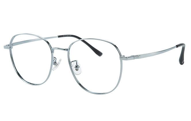 100366 Round Titanium Eyeglasses