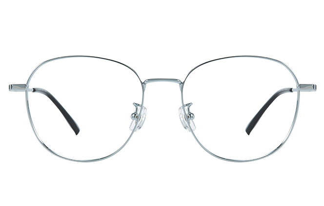 100366 Round Titanium Eyeglasses