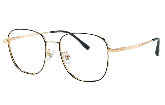 100367 Square  Titanium Eyeglasses