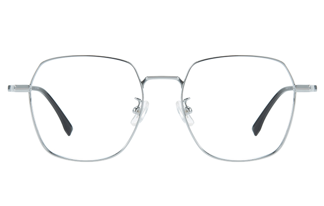 100373 Geometric Titanium Eyeglasses