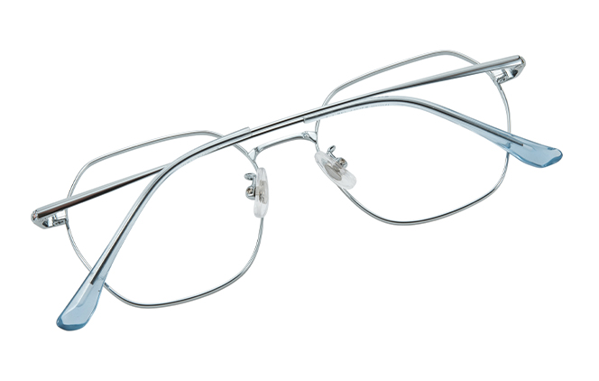 100374 Geometric Titanium Eyeglasses