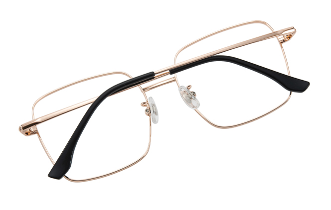 100375 Square Titanium Eyeglasses