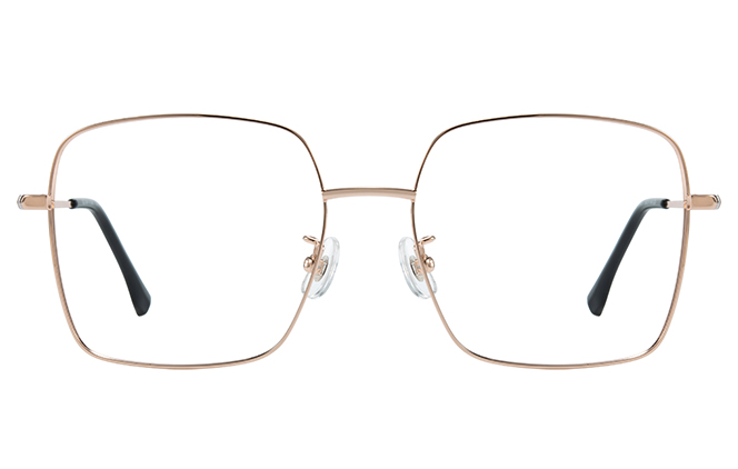 100375 Square Titanium Eyeglasses