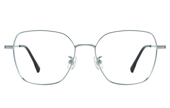 100376 Geometric Titanium Eyeglasses