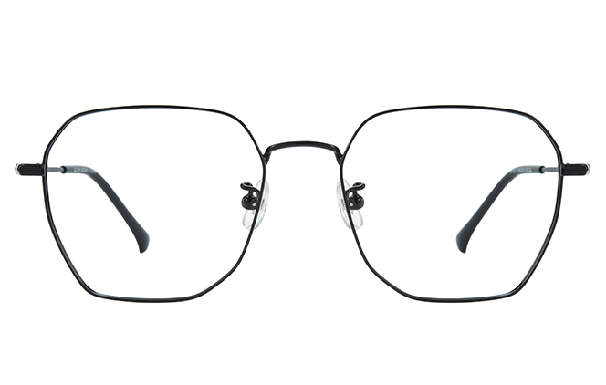100377 Geometric Titanium Eyeglasses