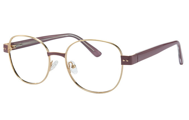 100386 Round Spring Hinge Eyeglasses