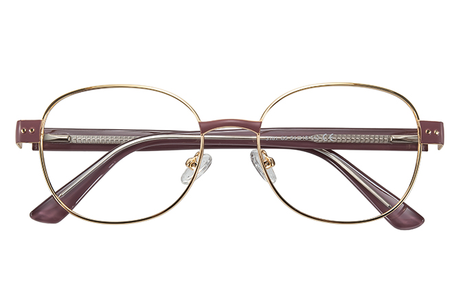 100386 Round Spring Hinge Eyeglasses