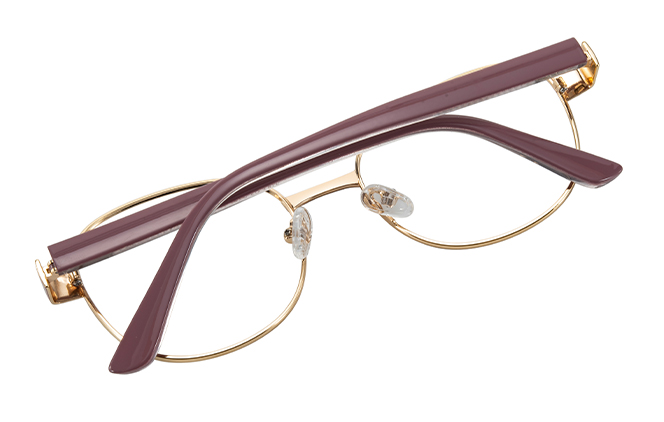 100386 Round Spring Hinge Eyeglasses