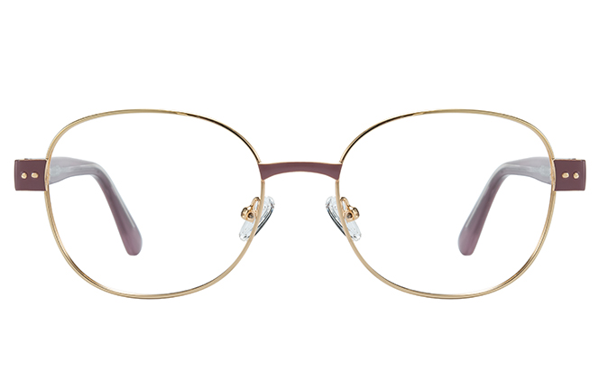 100386 Round Spring Hinge Eyeglasses