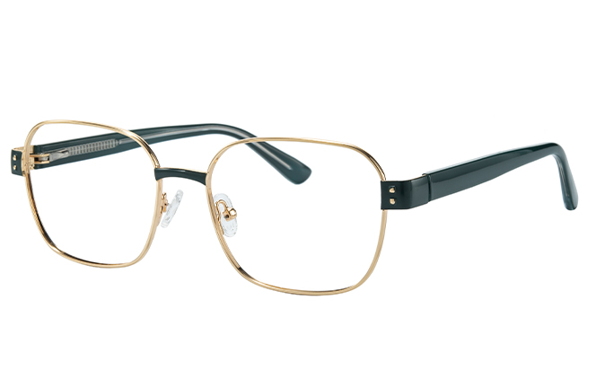 100387 Square Spring Hinge Eyeglasses