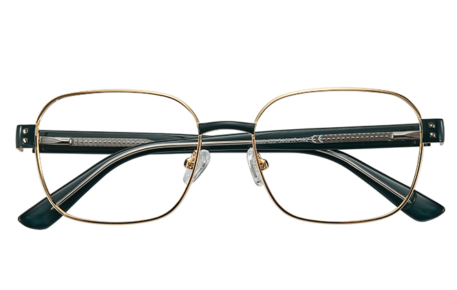 100387 Square Spring Hinge Eyeglasses