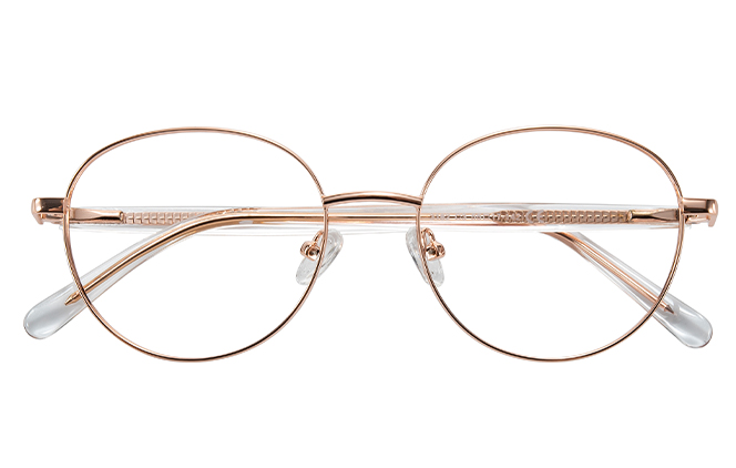 100388 Round Spring Hinge Eyeglasses