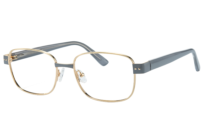 100390 Rectangle Spring Hinge Eyeglasses