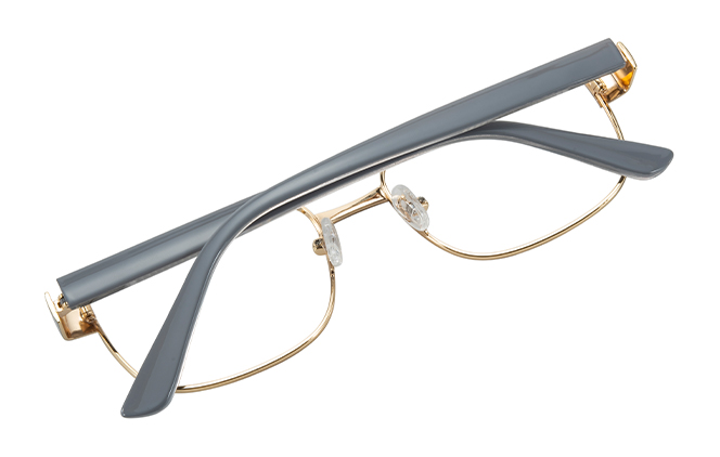 100390 Rectangle Spring Hinge Eyeglasses