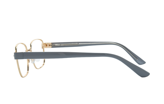 100390 Rectangle Spring Hinge Eyeglasses