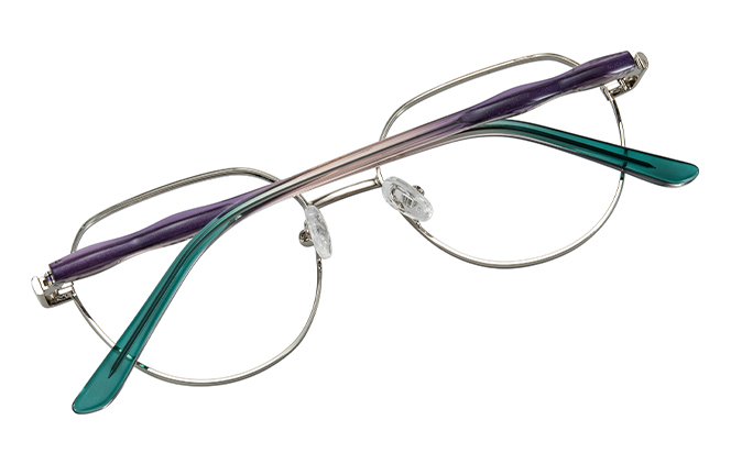 100392 Geometric Spring Hinge Eyeglasses