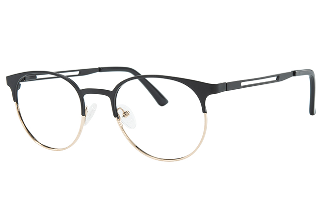 100398 Browline Spring Hinge Eyeglasses