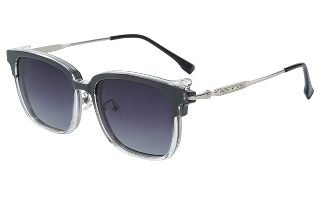 200832 Browline Magnetic Clip on Eyeglasses
