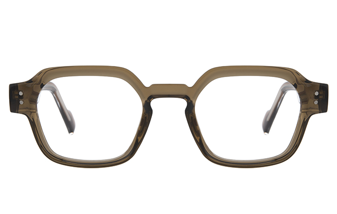 200855 Geometric Spring Hinge Eyeglasses 