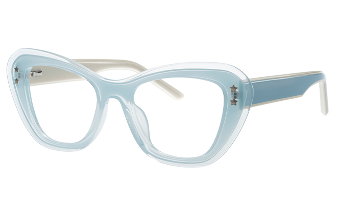 200864 Cateye Spring Hinge Eyeglasses 