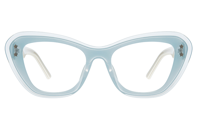200864 Cateye Spring Hinge Eyeglasses 