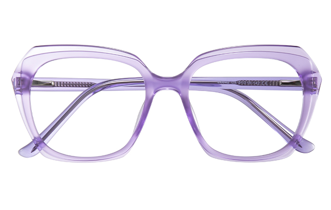 200868 Square Spring Hinge Eyeglasses 