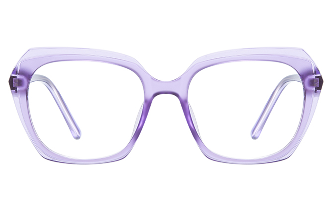 200868 Square Spring Hinge Eyeglasses 