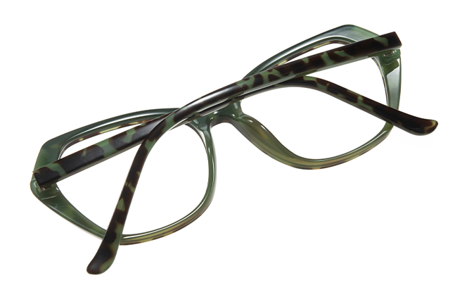 200871 Cateye Spring Hinge Eyeglasses 