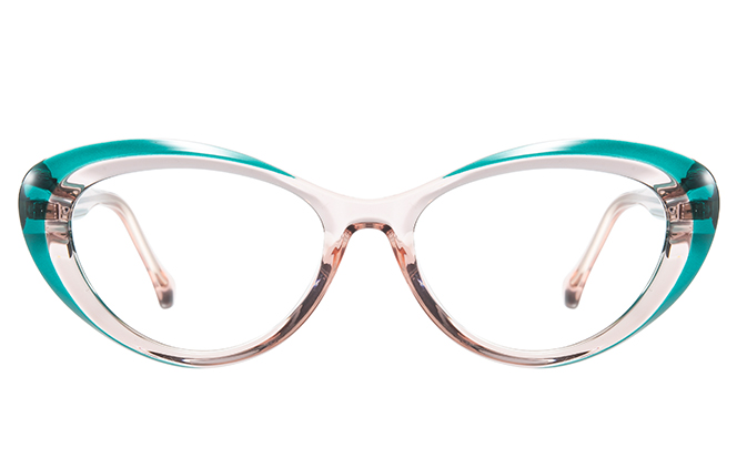 200872 Cateye Spring Hinge Eyeglasses 