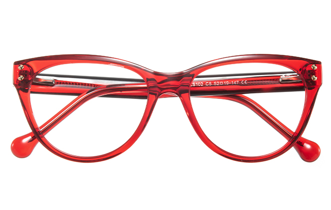 200873 Cateye Spring Hinge Eyeglasses 