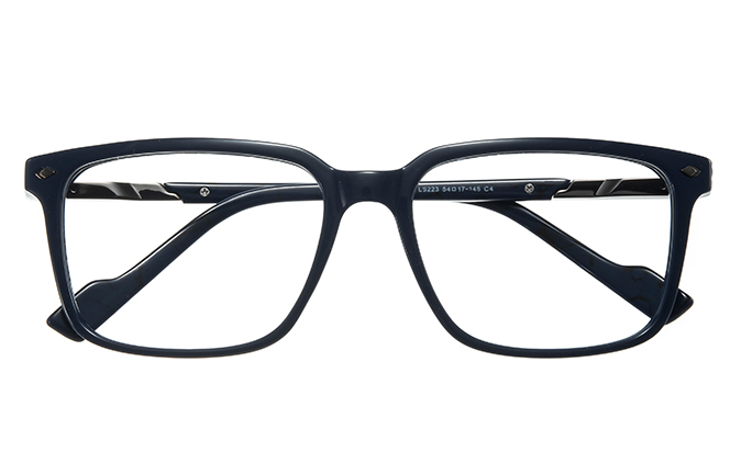 200881 Rectangle Spring Hinge Eyeglasses 