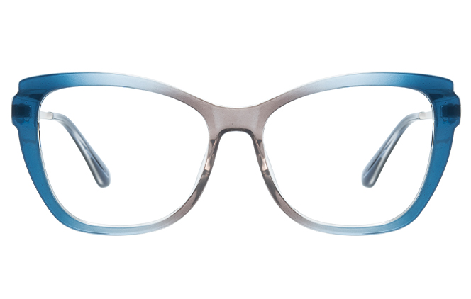 200882 Cateye Spring Hinge Eyeglasses 
