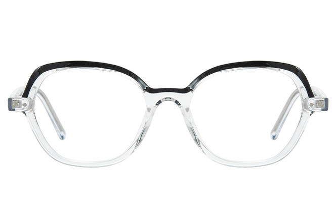 200897 Geometric Spring Hinge Eyeglasses