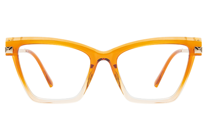 200902 Cateye Spring Hinge Eyeglasses
