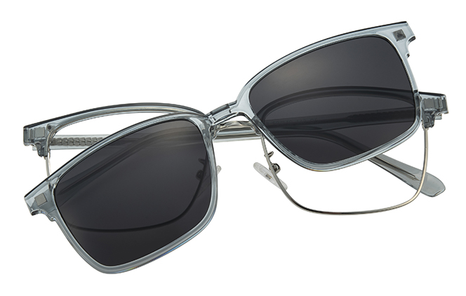 200917 Rectangle Magnetic Clip On Eyeglasses