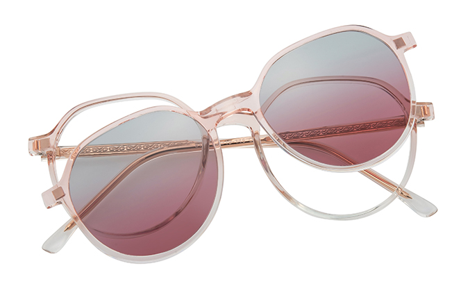 200920 Geometric Magnetic Clip On Eyeglasses