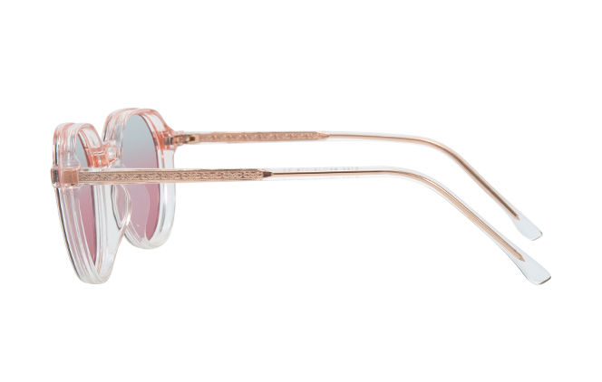 200920 Geometric Magnetic Clip On Eyeglasses