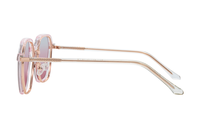 200922 Geometric Magnetic Clip On Eyeglasses