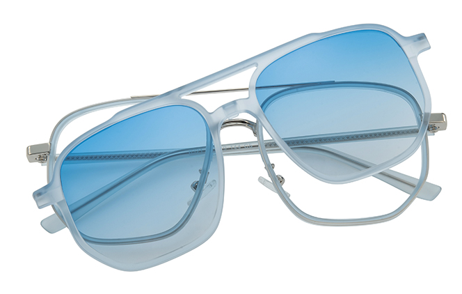 200923 Aviator Magnetic Clip On  Eyeglasses