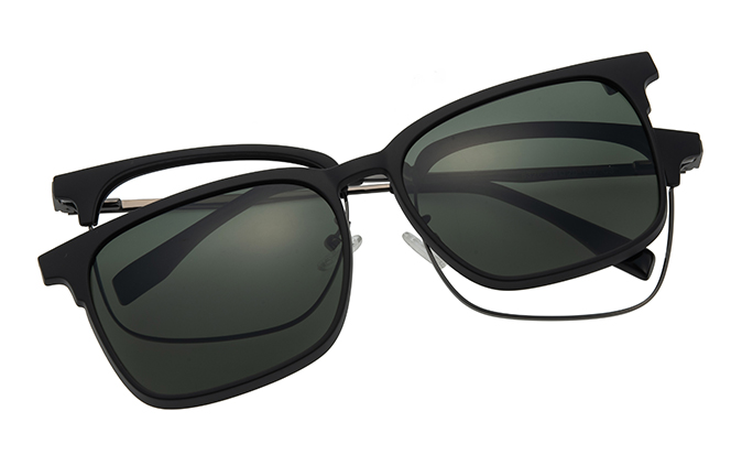 200924 Browline Magnetic Clip On Eyeglasses