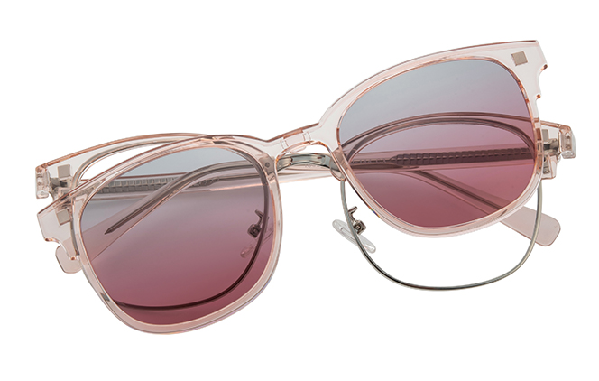 200925 Browline Magnetic Clip On  Eyeglasses