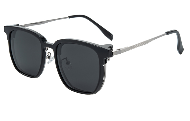 200926 Browline Magnetic Clip On Eyeglasses
