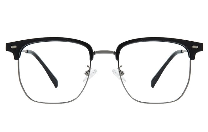 200926 Browline Magnetic Clip On Eyeglasses