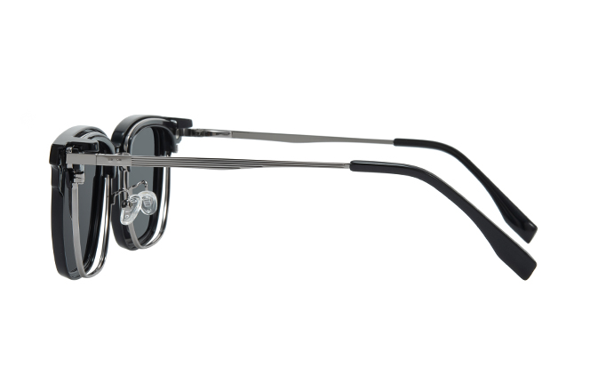 200926 Browline Magnetic Clip On Eyeglasses