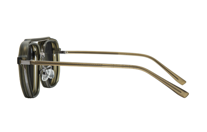 200949 Aviator Magnetic Clip on Eyeglasses