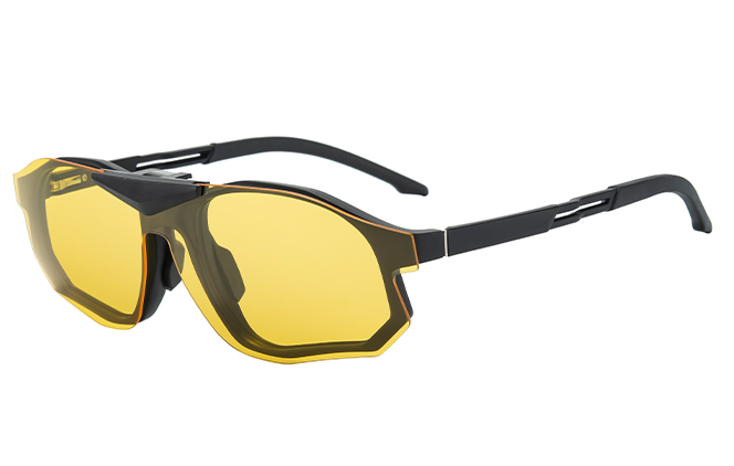 200951 Geometric Clip on Eyeglasses