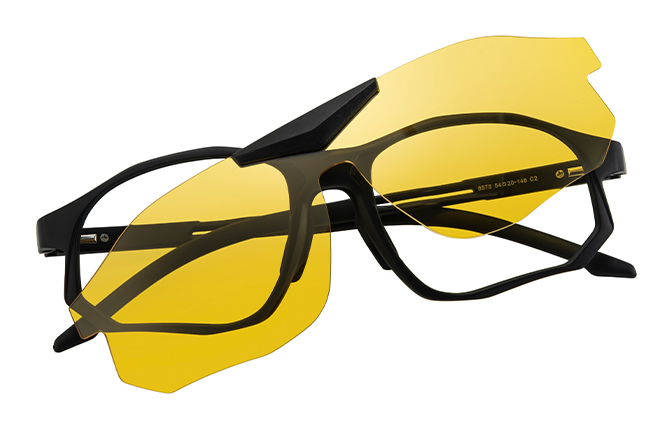 200951 Geometric Clip on Eyeglasses
