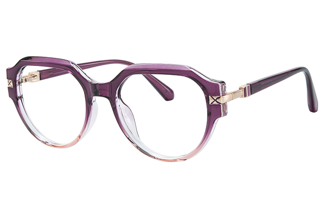 200954 Geometric Spring Hinge Eyeglasses